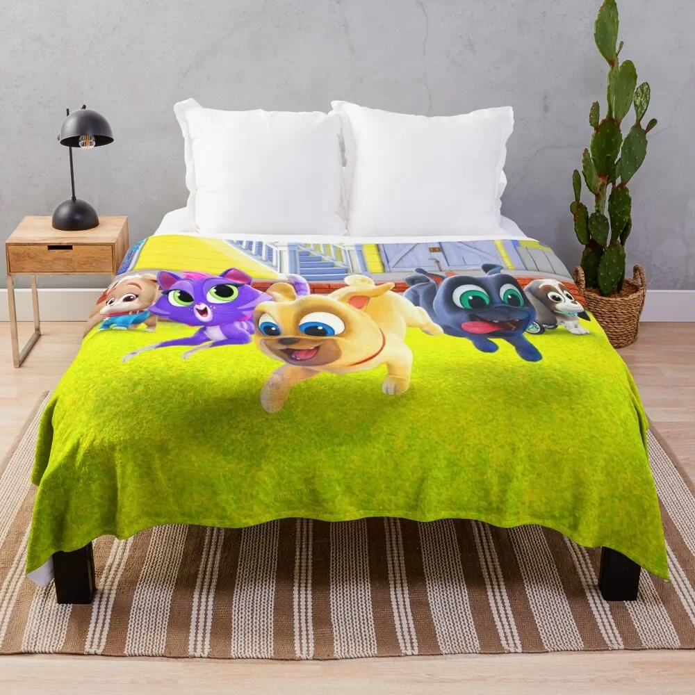 Funny Puppy Dog Pals Regalo Per I Fan Puppy Dog Pals Personaggi Coperta Da Tiro Coperte Extra Large Per Coperte Trapuntate Per Bambini