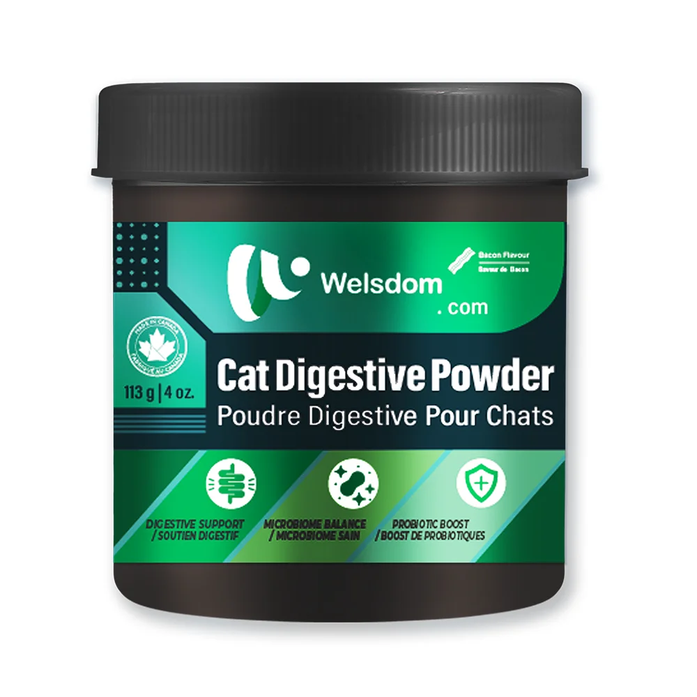 Cat Digestive Powder Natural Digestive Health Support for Cats Improve Gut Health and Digestion