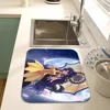 Cartoon S-Sai-lores Girl Moon Table Drain Pad Tabletop Absorbent Draining Mat Tableware Mats Placemats For Table Decor 3