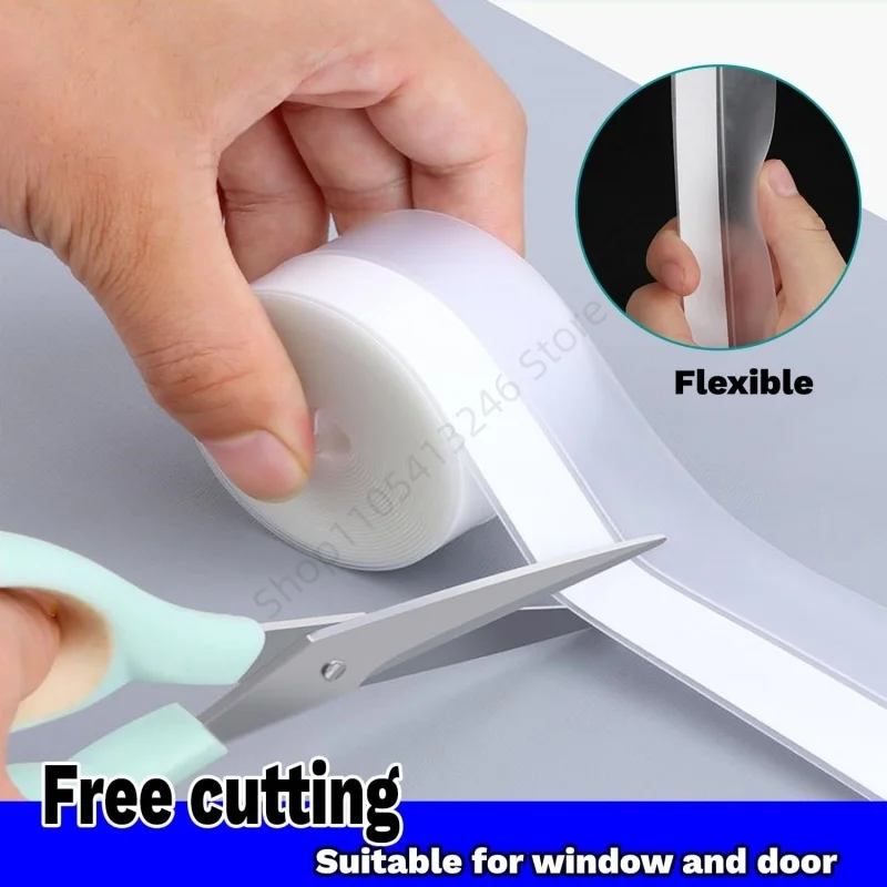 Self-Adhesive Silicone Weatherproof Seal Strip - 5M
