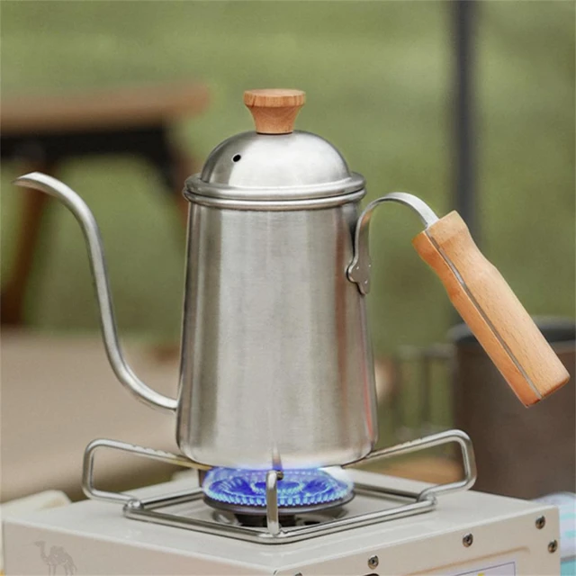 Small Gooseneck Pour Over Coffee Tea Kettle Pot for Camping, Home & Kitchen  - AliExpress