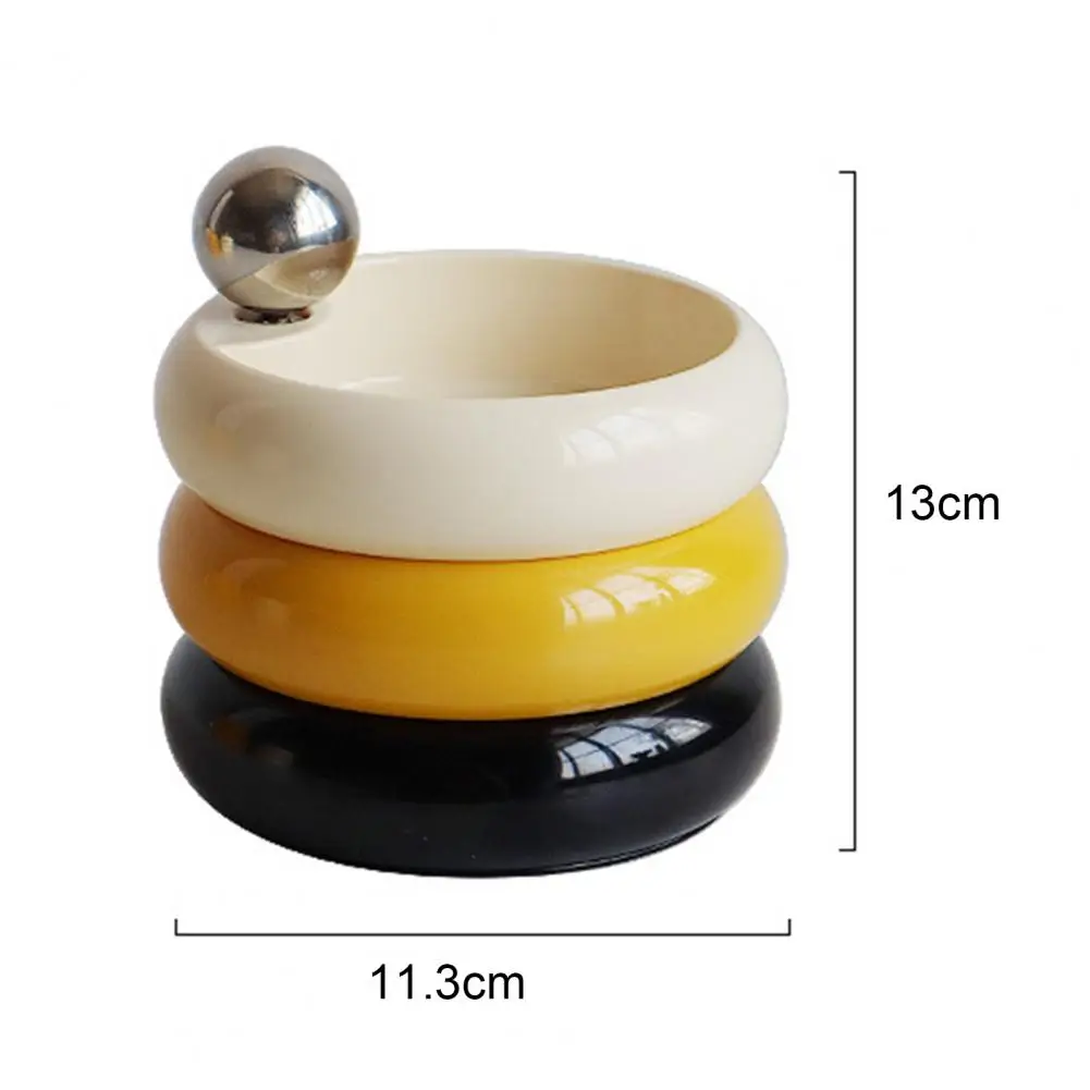 1Pc Nordic 3 Layers Plastic Rotatable Jewelry Box Earrings Ring Container Multi-Function Desktop Necklace Organizer with Lid