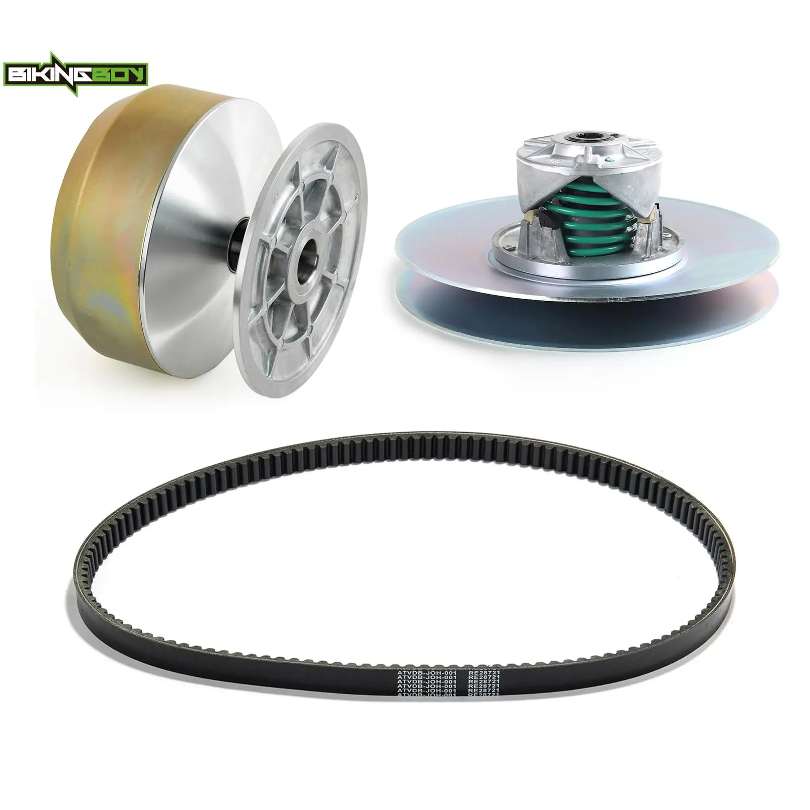 Bikingboy Trasmissione Primaria + Frizione Con Trasmissione Secondaria + Cinghia Per John Deere 4 X2 6 X4 Gator Diesel Trail Worksite 1200A Bunker Fie