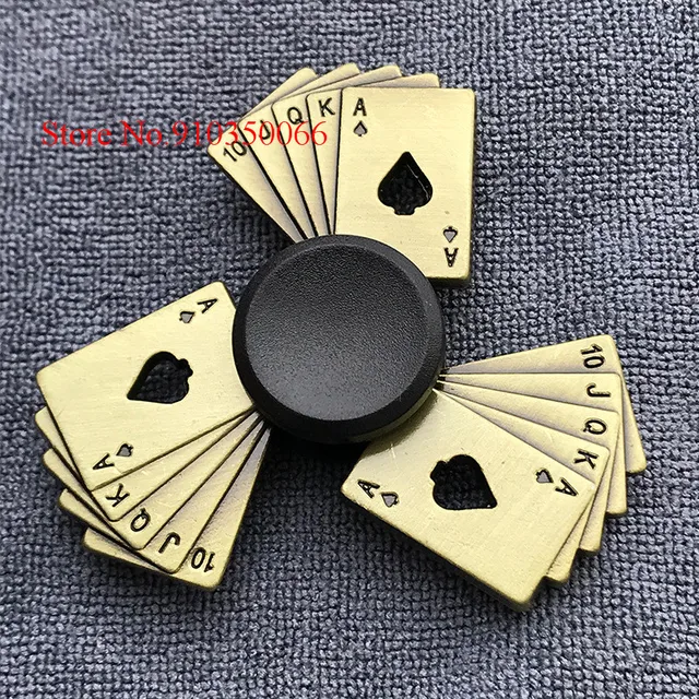 Creative Fidget Spinner Metal Anti-Anxiety Toy for Children Focus Relieves Stress ADHD Finger Spinner Boys Adult Birthday Gift 2