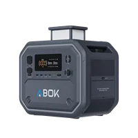Station d'alimentation ABOK Ark2500 2500W, générateur solaire AC, batterie LiFePO4 2160Wh, 4000+ cycles, pour la maison, le camping et les activités de plein air 1