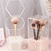 Transparent Acrylic Makeup Brush Holder Makeup Organizer Cosmetic Holder Pencil Lipstick Desk Container Table Makeup Storage Box 5