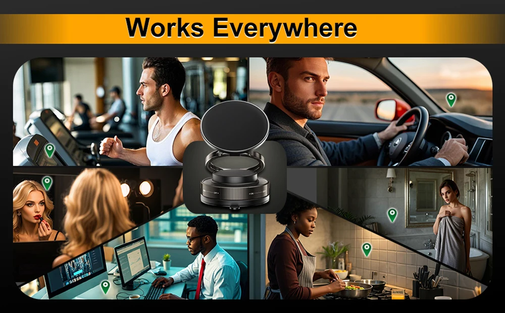 Magnetic Phone Holder 360 degree Rotation Vacuum Adsorption Strong Suction Holde