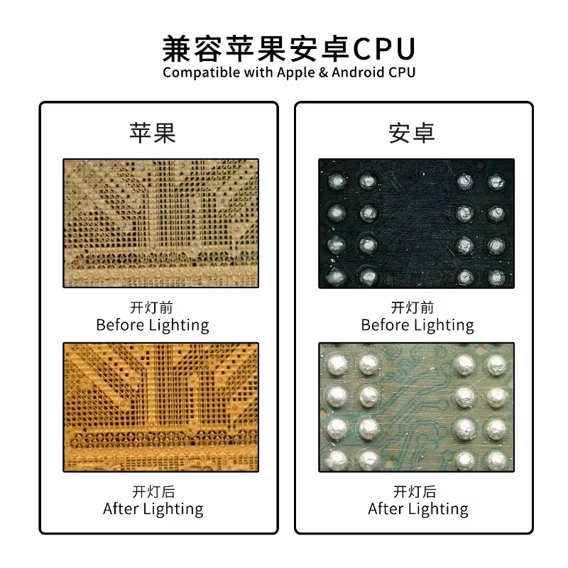 KEGUAN CPU 점프 와이어용 특수 고정 장치 아이폰 안드로이드 칩 수리 도구용 고온 휴대폰 수리 도구