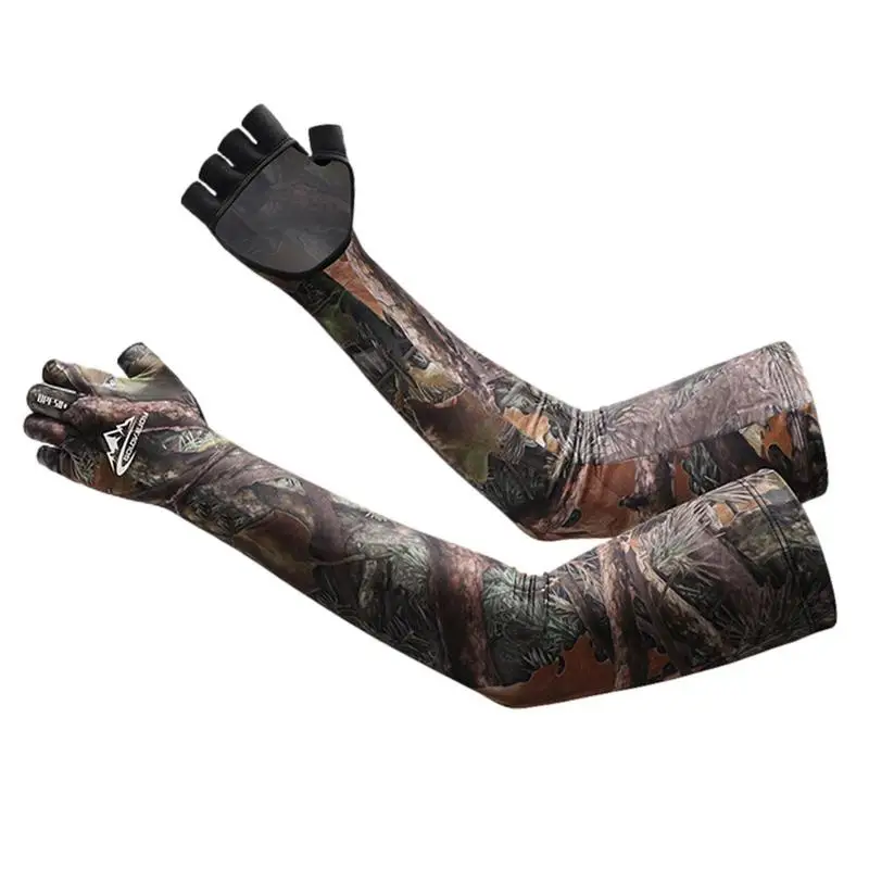 

Quick Dry Arm Sleeve Ice Silk Arm Compression Sleeves For Men Breathable Arm Covers For Volleyball Golf Cycling Basketball