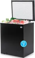 7.0 Cubic Feet Chest Freezer, Energy Saving Chest Deep Freezer with 7 Level Adjustable Thermostat, Top Opening Compact Freezer w 1