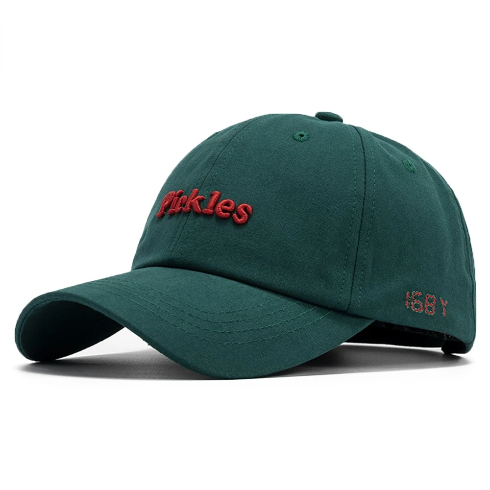 2022 Trendy Purple Green Baseball Hats For Women 3d Letter Embroidery