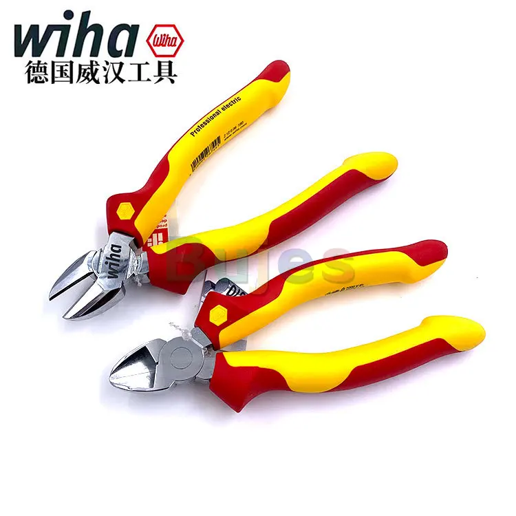 Wiha 26745 DynamicJoint VDE Diagonal Cutting Pliers Wire Stippers