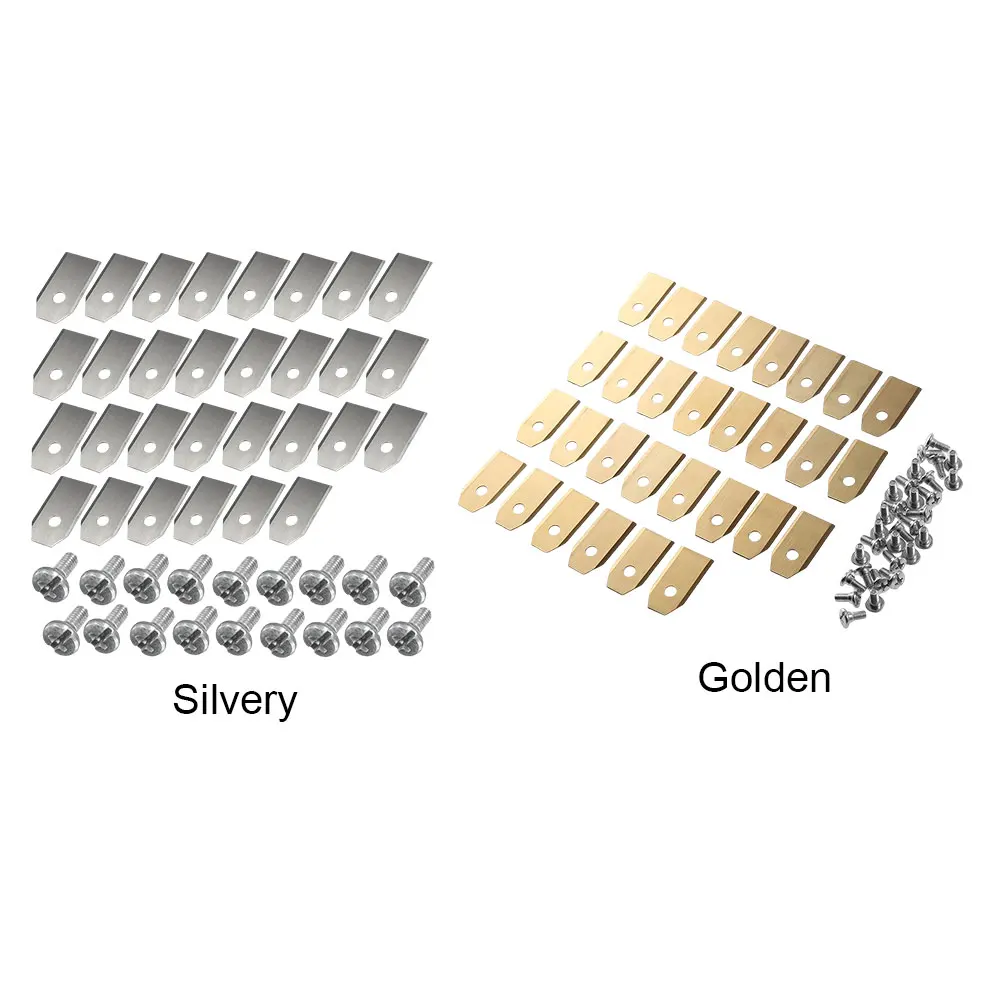 30PCS Lawn Mower Cutting Blades Set Stainless Steel Mower Blade Set 0.7 MM Sharp for Husqvarna Automower/Gardena Lawnmower