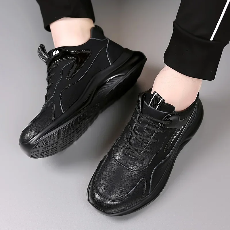 

2023 New Fahsion Men Vulcanize Shoes Classic Platform Shoes Solid Shoes for Male Anti-Odor Men Casual Shoes Flats Hard-Wearing