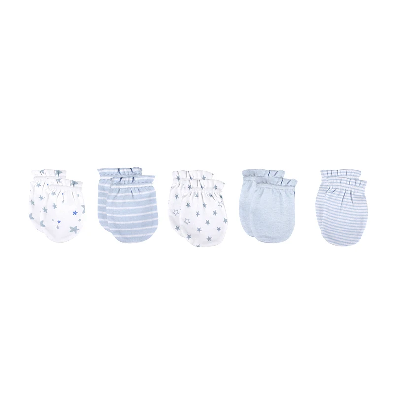 Baby Mittens 5 Pcs Newborn Cotton 0-6M