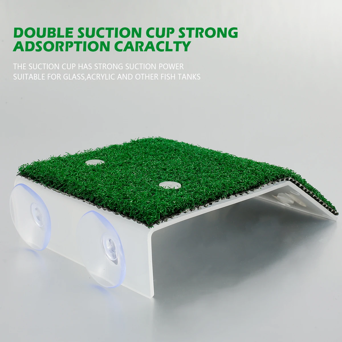 Aquarium Accessories Reptile Hammock Turtle Basking Platform with Simulation Turf