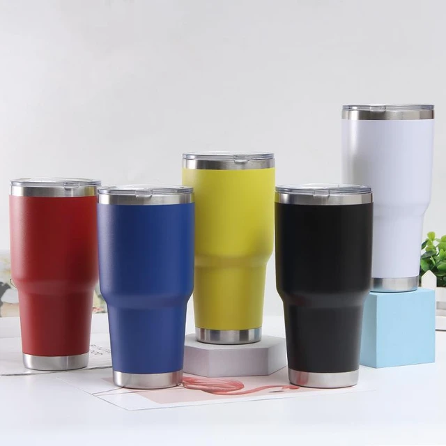 Vaso para Café Tipo Yeti  Termo de Acero Inoxidable y Aislamiento de Doble  Capa con