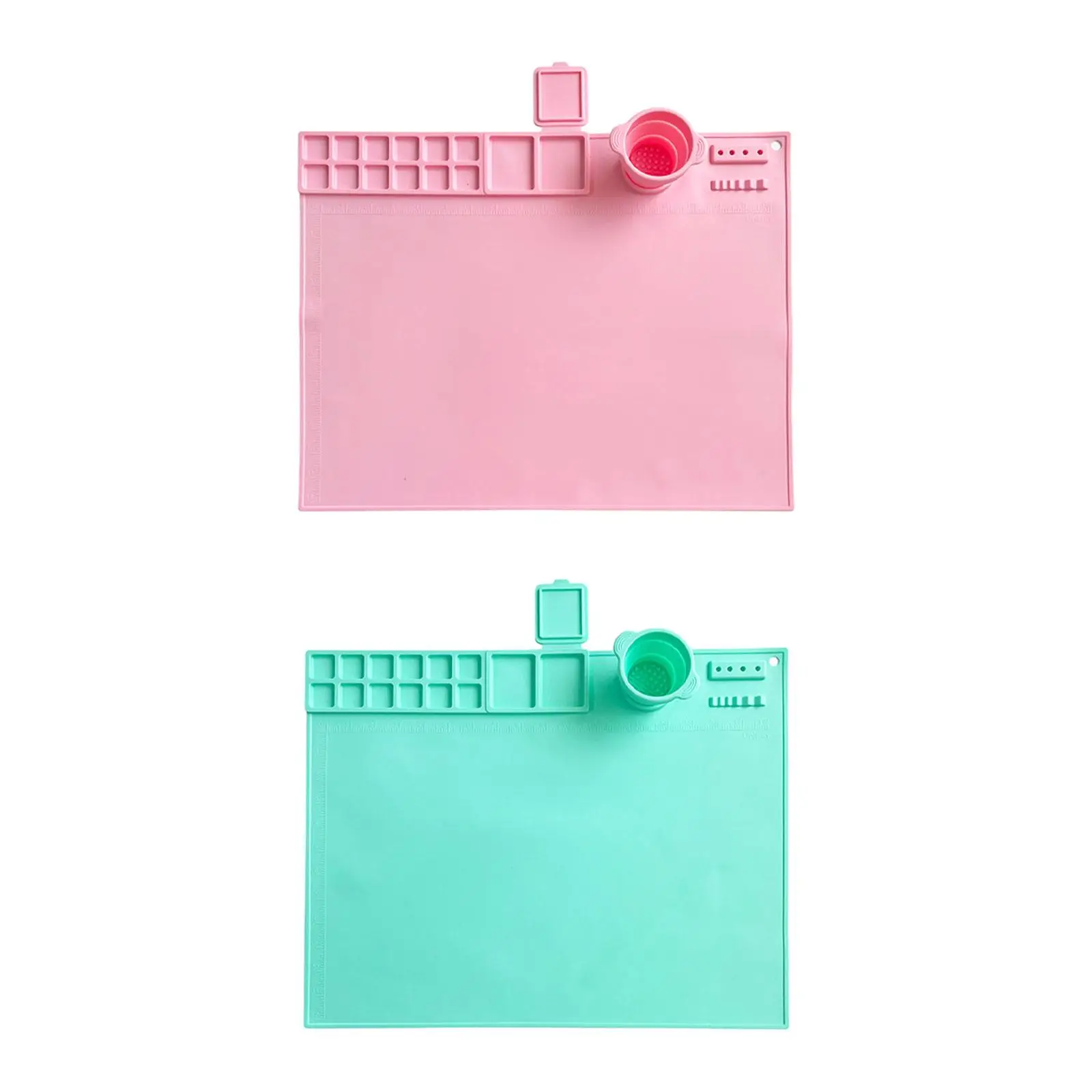 Silicone Craft Mat Multipurpose Silicone Art Mat Counter Table Protector for Kids Painting DIY Clay Project Art Supplies