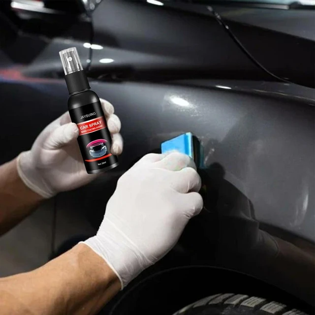 Nano Spray de reparación de arañazos de coche, juego de espray de pulido de  arañazos de