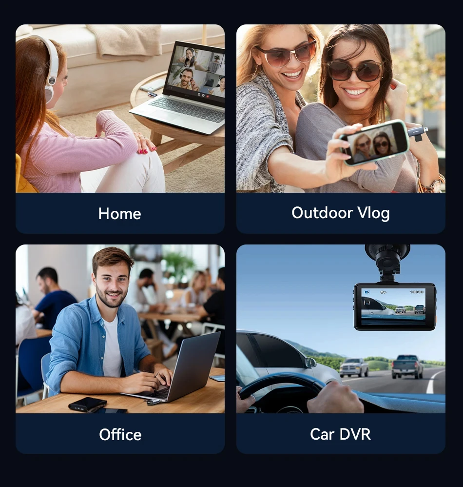 S810274e4af744b7a9d55bf9a40a5c1a6J Rocoren Lecteur Carte 2-en-1 – USB + Type-C Haute Vitesse