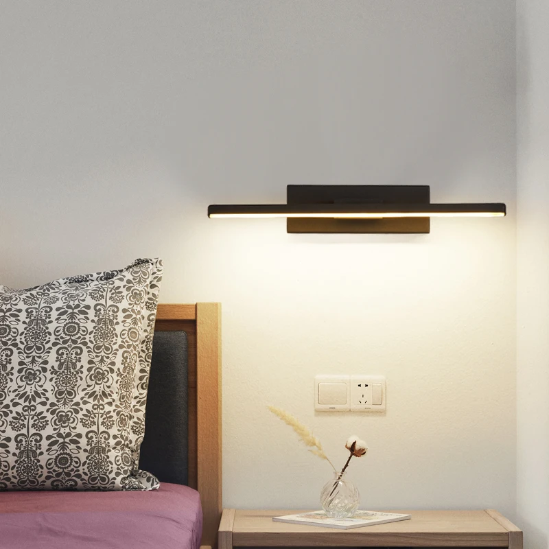 Bedroom Bedside Wall Light Rotatable Adjustable Light Angle Indoor LED Wall Lamp AC110/220V decoration Aisle Lightin led wall lamp wall light