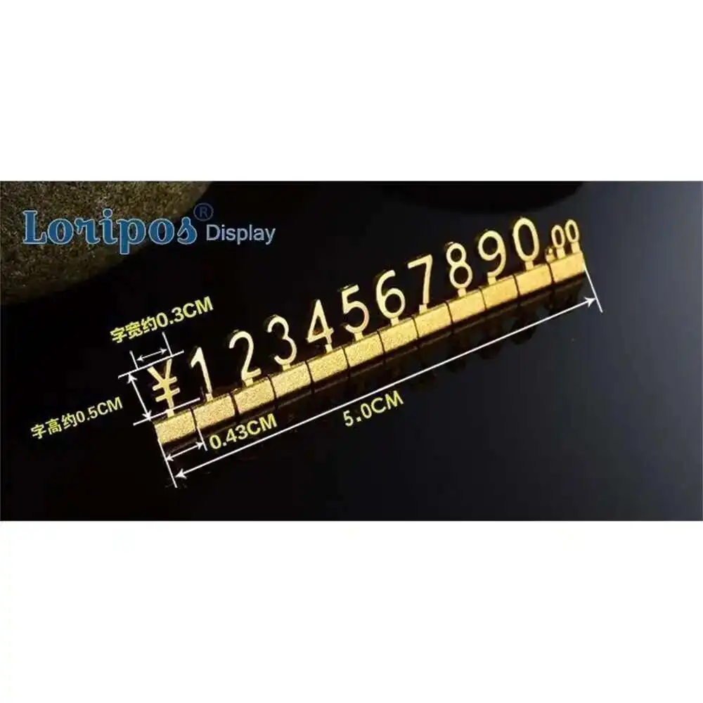 Luxury 3d Metal Shelving Adjustabletag Callouts Price Display Euro Pound Price Numeral Cubes Assembly Lable Blocks Stick