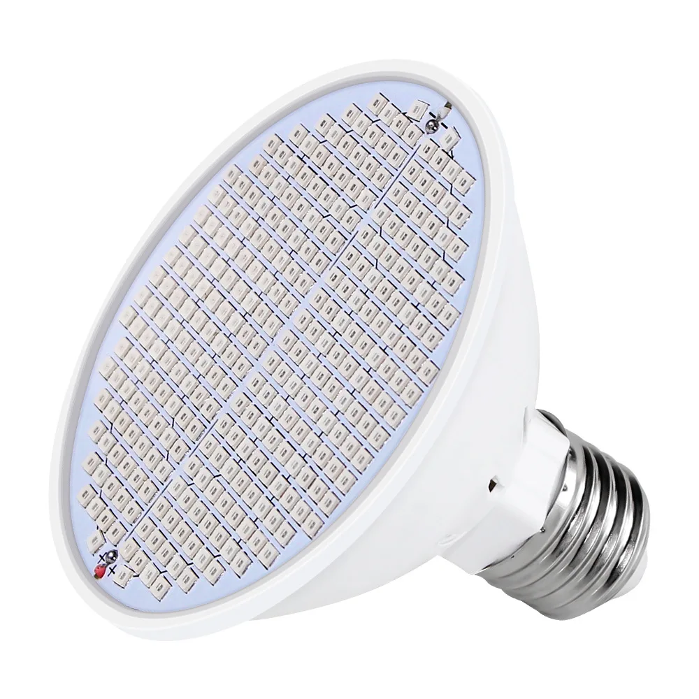 LED E27 Full Spectrum Plant Light Bulb 220V 48/80/300leds Indoor Garden Hydroponic Led Grow Light Box Tent  Plant Growth Lamp