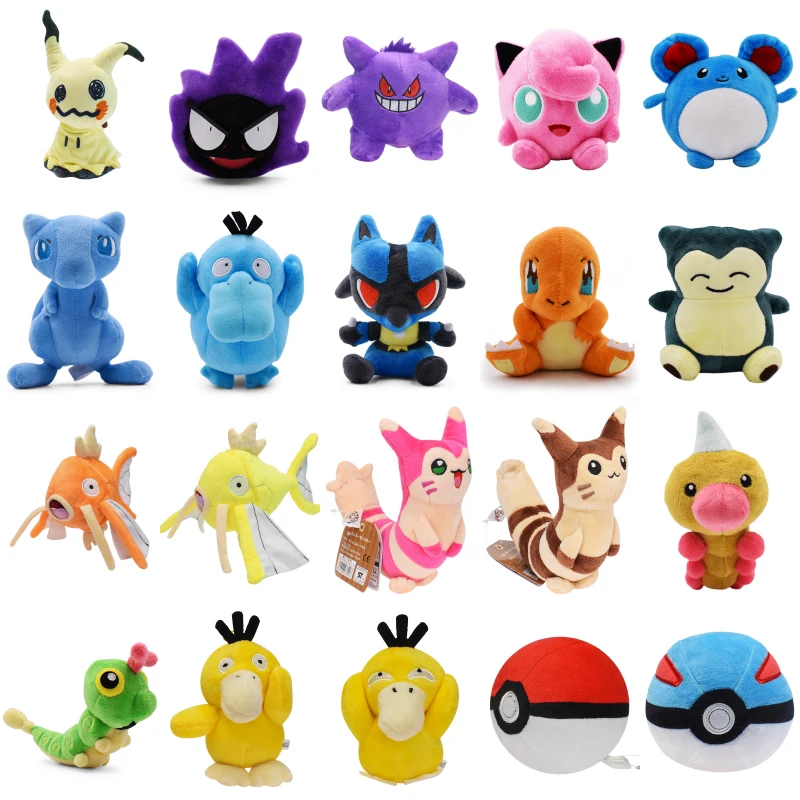 Pokemon Stuffed Animals Alola Mimikyu  Pokemon Eevee Stuffed Animals -  Pokemon Plush - Aliexpress