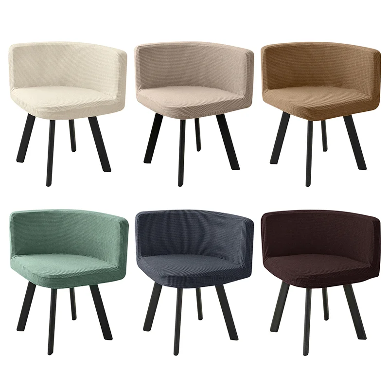 RAKTOV Lot De 2 Housses De Chaise D'appoint à Dossier Incurvé Avec Accoudoirs, Extensibles, Housses De Protection Pour Chaises De Salle à Manger, Cuisine, Bureau, Housses Amovibles Pour Fauteuil