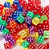 24PCS 16MM Transparent Dice For Board Games For Adullts Acrylic Cubes Party Mahjong Leisure Time Juegos De Mesa Divertidos 5