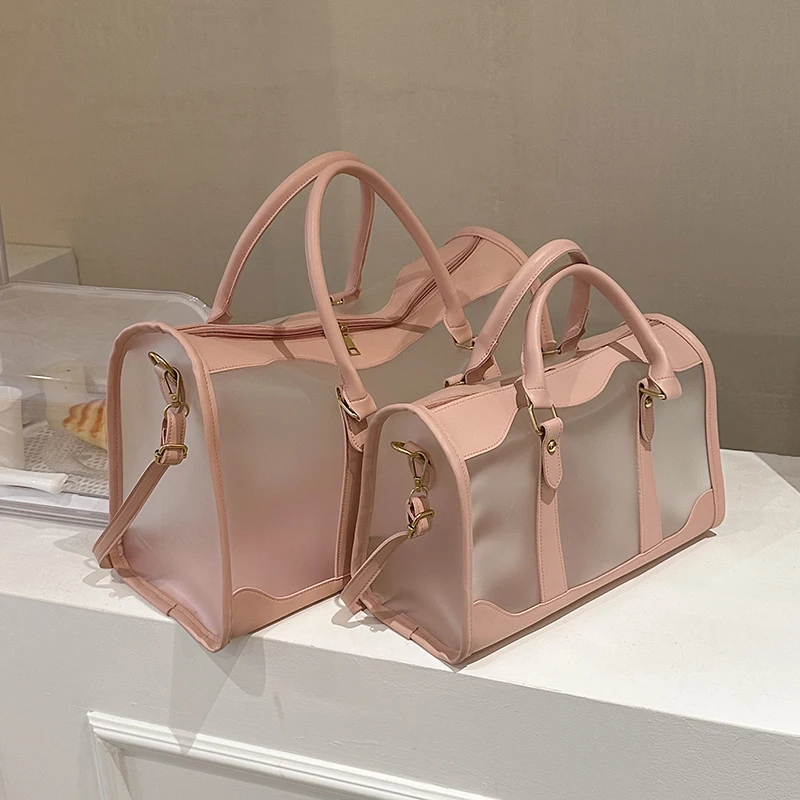 Transparent Bag Women Bag 2pcs/set Luxury Handbag Fashion PVC Clear Bag  High Quality Handbags Feminina Bucket Crossbody 2022 - AliExpress