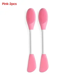Dual - Head Silicone Facial Mask Applicator and Spatula Set (2pcs)