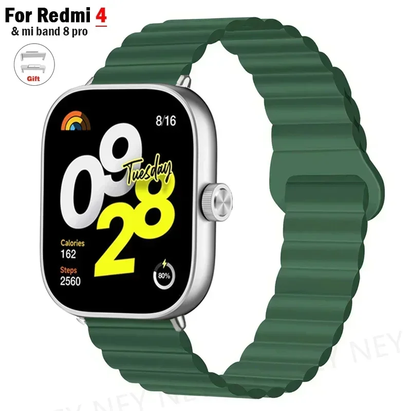 Magnetic Silicone Loop Watchbands - Sport Wristband Bracelet Accessories