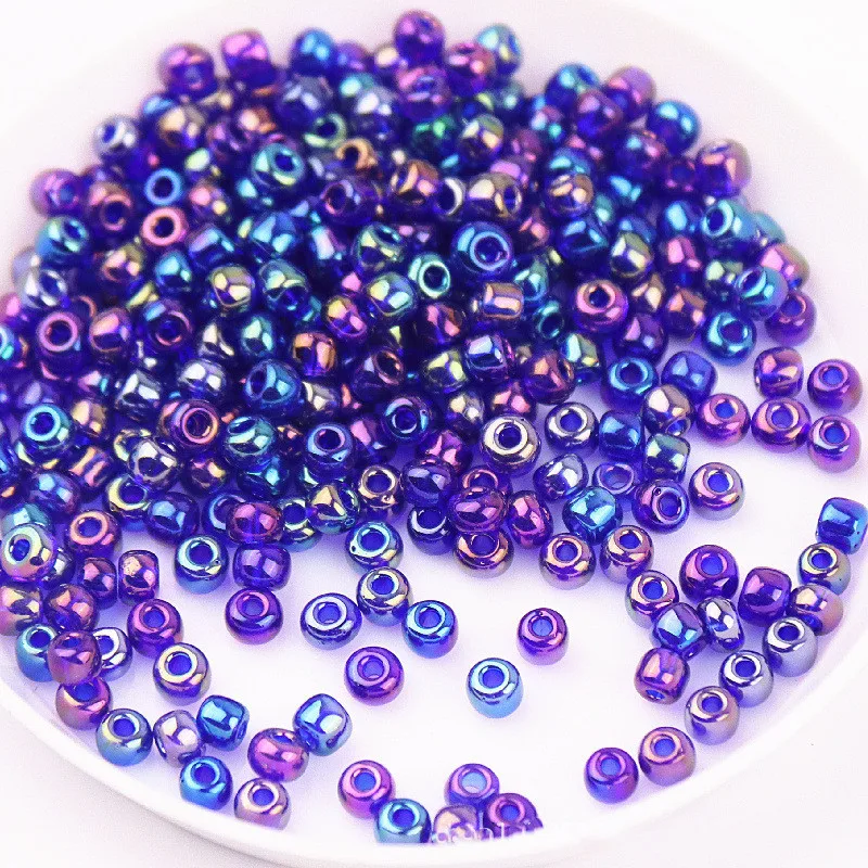 6/0 Fringe Seed Beeds - Transparent Rainbow Lavender