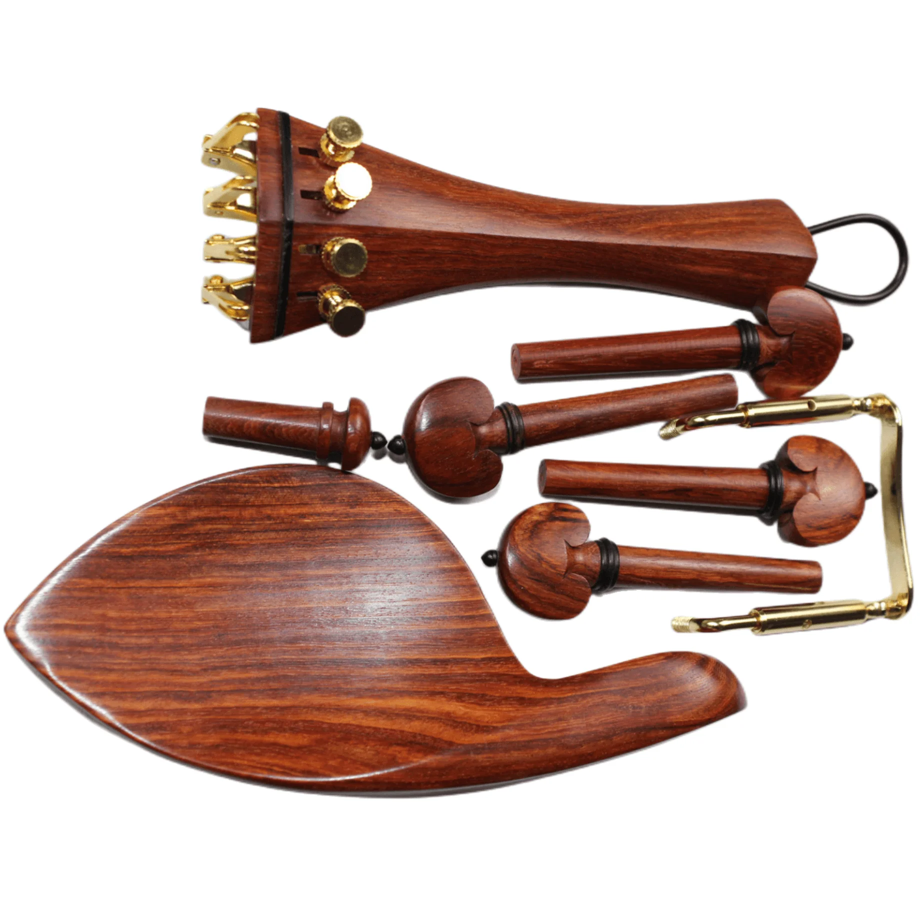 1 set high quality rosewood Violin parts 4/4 full size, violin accessories
