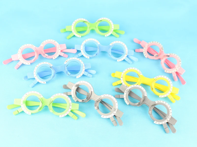 1pc Optical Trial Frame Optometry Test Frame Plastic Type Fixed PD 52-70mm