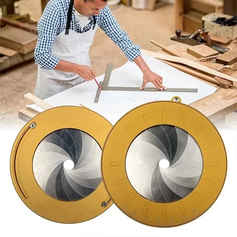 Adjustable Size Circular Ruler Professional Geometric Circular Ruler Stainless Steel Measuring Tools