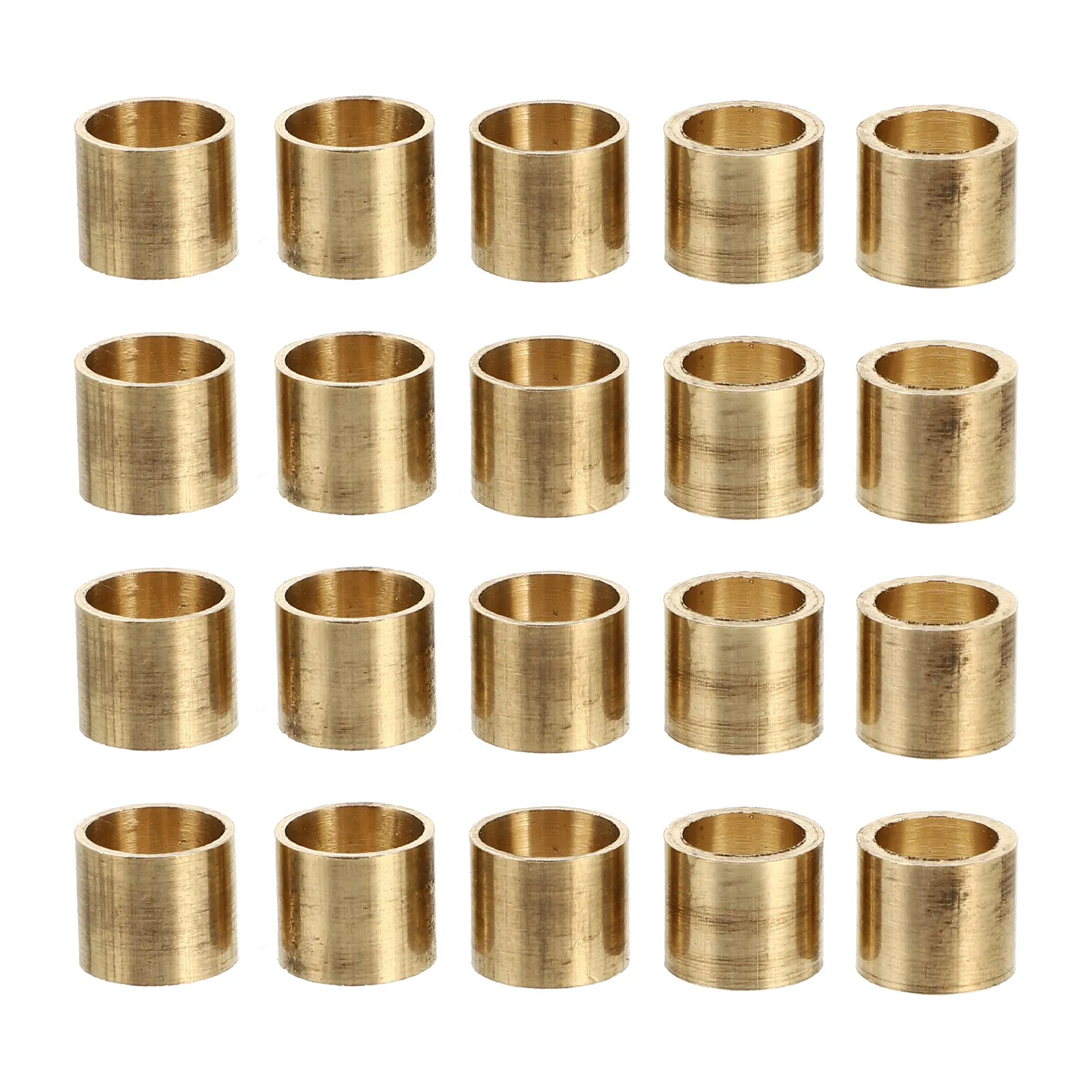 20Pcs 고품질 구리 풀 큐 페룰 당구 큐 후프 초보자 전문가를위한 소형 가벼운 휴대용 고정 페룰