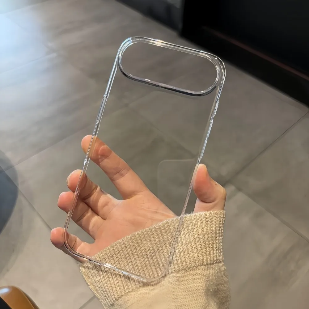 Ultra Thin HD Transparent Crystal Case - Simple Plain Color Hard Armor Cover