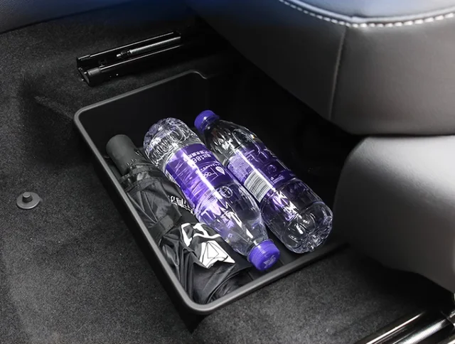 For VW Tiguan MK2 2023 Under Seat Storage Box Accessories Capacity New  Holder High Garbage Bin Organizer Case Drawer 2023 - AliExpress