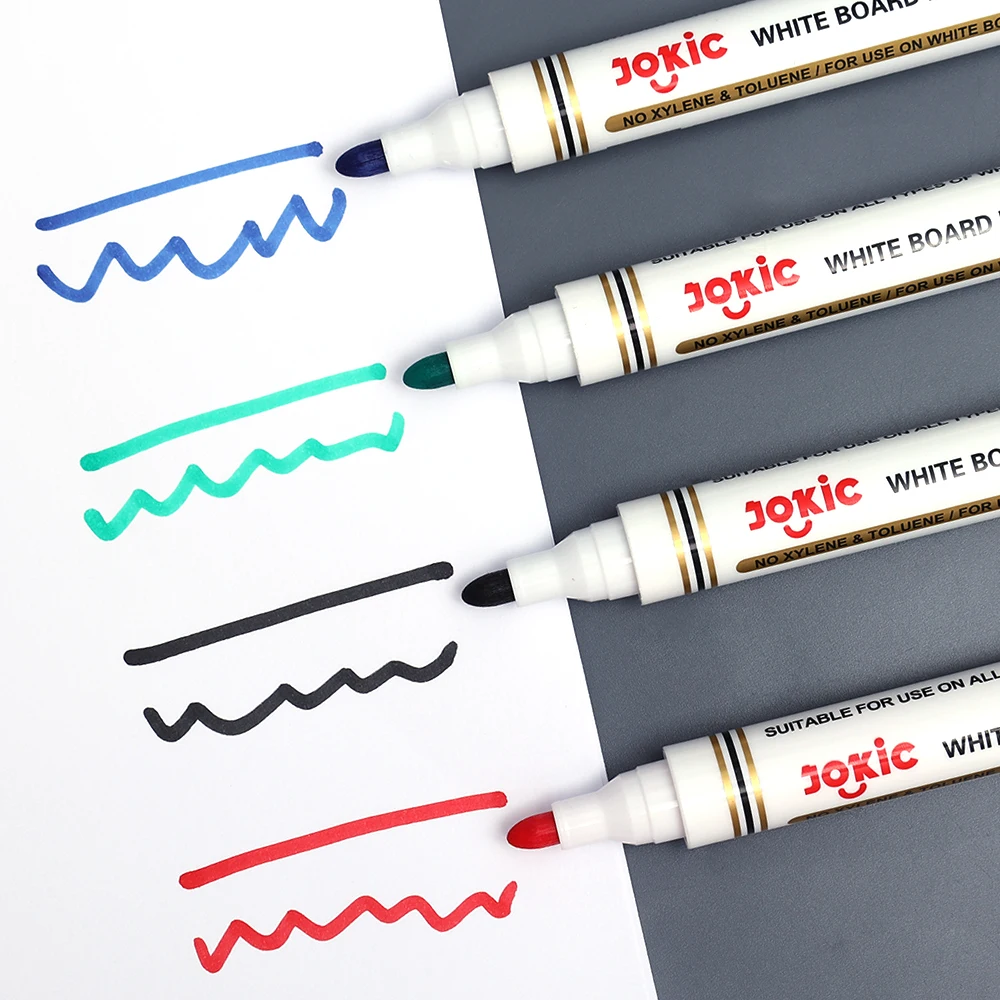 Erasable Whiteboard Marker Pen 1/4PCS Waterproof Dry Erase Markers Classroom White Board Markers Office School Supplies 4 Colors white marker pens marker pens color marker pens pen marker dry erase markers whiteboard pens