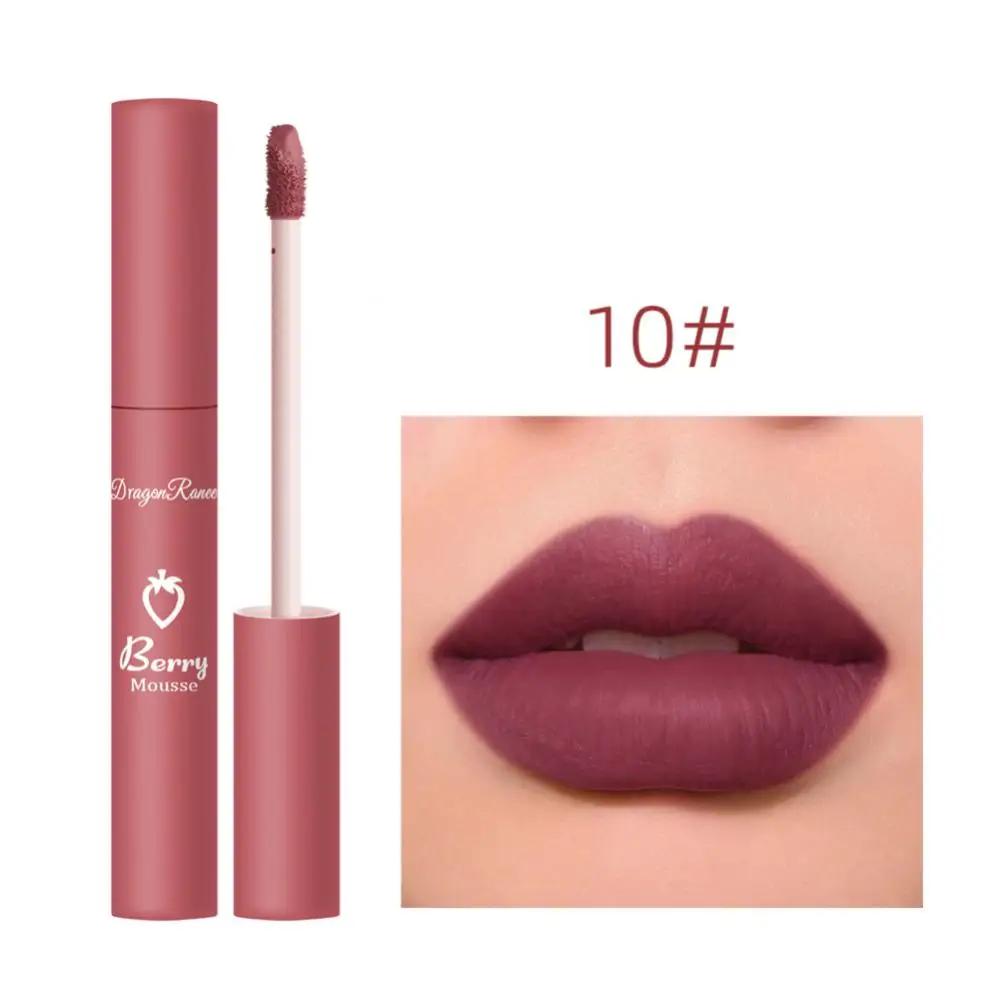 thumbnail image 1 of Nude Matte Lip Gloss 12 Colors Long-lasting Velvet Lipstick Waterproof Non-fade Non-stick Cup Lipsticks Women Makeup Cosmetic, 1 of 5