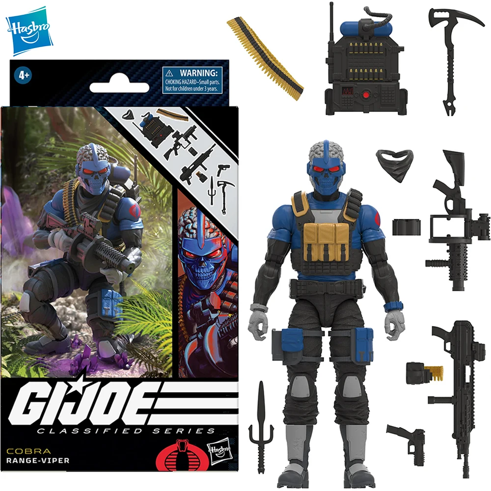 G.I. Joe Classified Series Arctic B.A.T., Figuras de acción coleccionables de G.I. Joe 69, figuras de acción de 6 pulgadas para niños y niñas, con 8 accesorios
