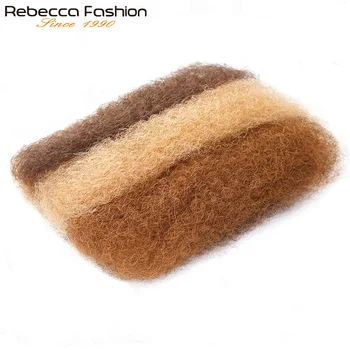 QVR Afro Kinky Bulk Three Colors P4/30/27 Human Hair For Braiding Dreadlock Hair 50g Per Pack Virgin Remy Human Hair Extensions 1