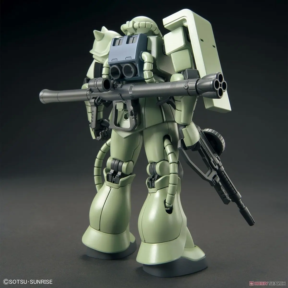 WM 모델 HG 1/144 HGUC MS-06 ZAKU II 수리된 버전 조립 모델 키트 액션 피규어 플라스틱 모델 컬렉션 장난감 선물