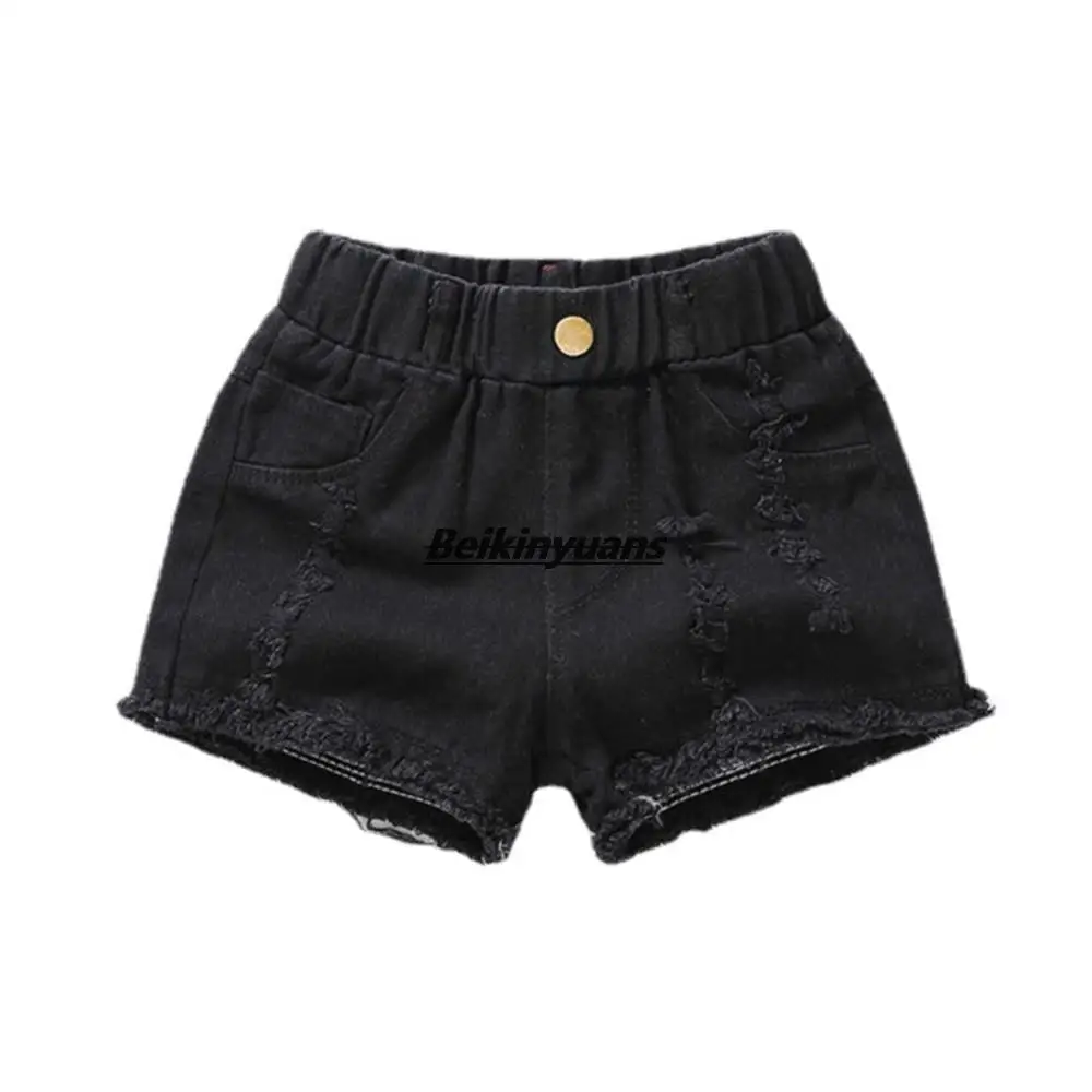 Girls shorts summer children's wear hot pants hole fashion denim shorts toddler girl cal&ccedil;a infantil short bebe menina kids shorts