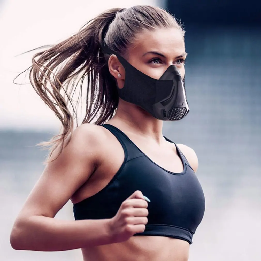 Title 4, Verstelbaar zuurstof fitness trainingsmasker. V...