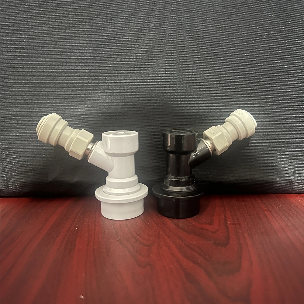 TWELVETAP Home Brew Beer Keg Connector Dispenser Thread Head Ball Lock Keg Disconnect Connectors Ball Lock With 5/16” Push Fit