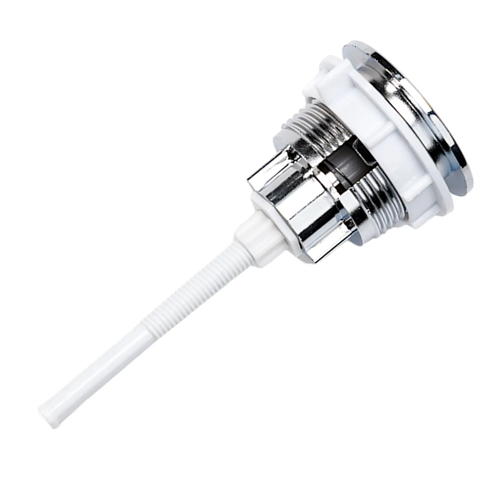 

Tool Toilet Tank Button Water 38mm Bathroom Corrosion-resistant Flush Toilet Push Single Silver Household Products