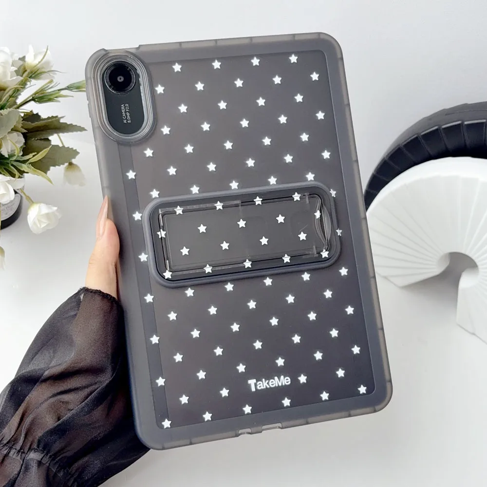 Transparent Shockproof Printed Stand Tablet Protective Case